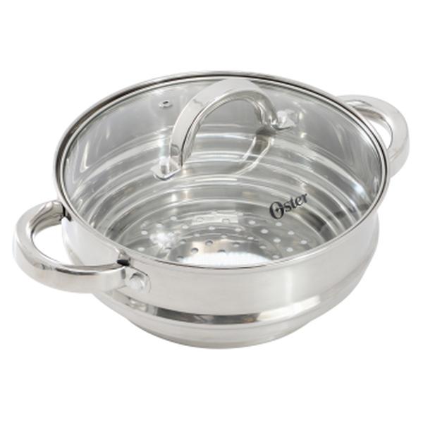 Picture of Oster 143758.02 8 in. Sangerfield Universal Stainless Steel Steamer with Lid