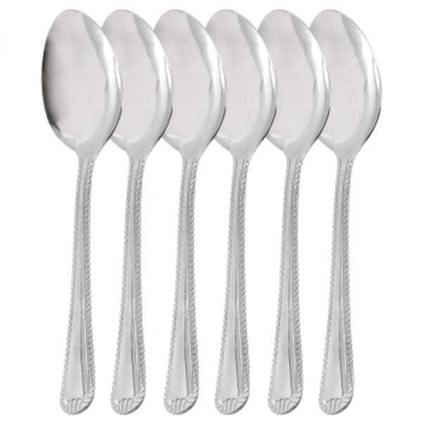 Picture of Gibson Home 73976.06 Tustin Stainless Steel Dinner Spoon Flatware Set&#44; Silver - 6 Piece