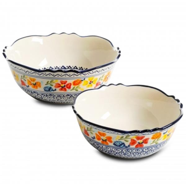 Picture of Gibson Home 120845.02 Luxembourg Sto are Bowl Set - 2 Piece