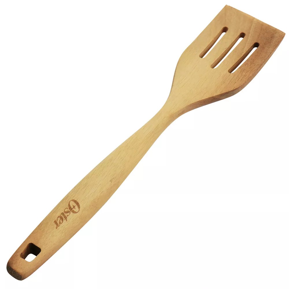 Picture of Oster 126350.01 Acacia Wood Slotted Turner Cooking Utensil
