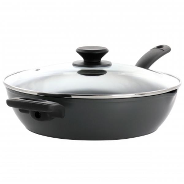 Picture of Oster 137523.02 3.9 qt. Kingsway Aluminum Nonstick Saute Pan&#44; Black