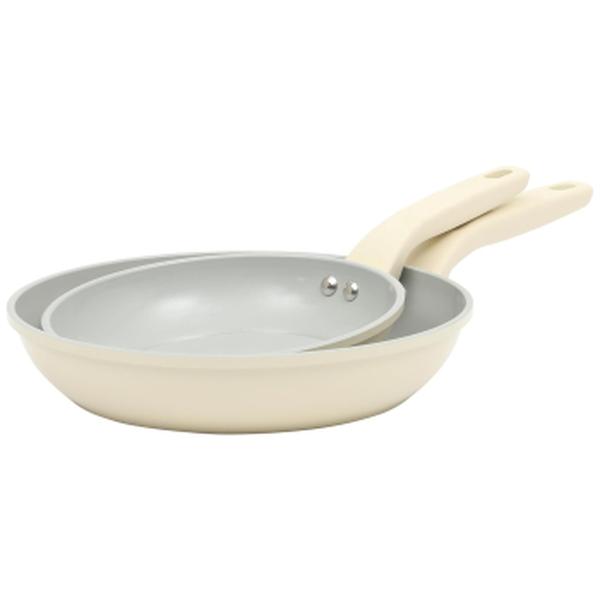 Picture of Gibson Home 137711.02 8 in. & 10 in. Barnsdall Nonstick Aluminum Frying Pan Set&#44; Linen - 2 Piece