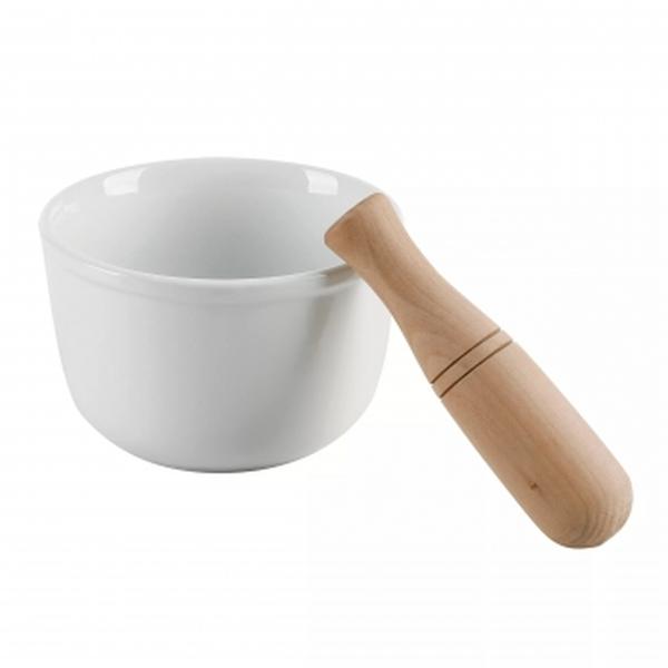 Picture of Our Table 133080.01 24 oz Simply Porcelain Mortar & Pestle Set&#44; White