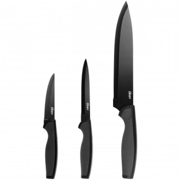 Picture of Oster 82957.03 Slice Craft Stainless Steel Cutlery Set&#44; Black - 3 Piece