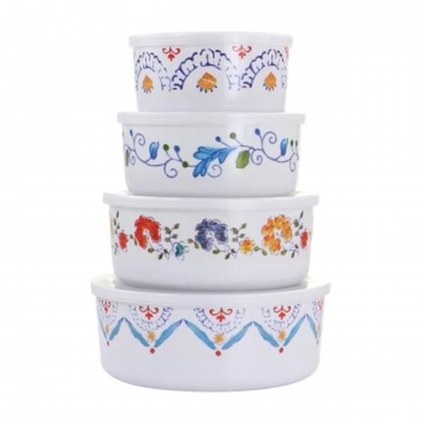 Picture of Gibson Home 130997.08 Anaya Round Nesting Food Storage Set - 8 Piece