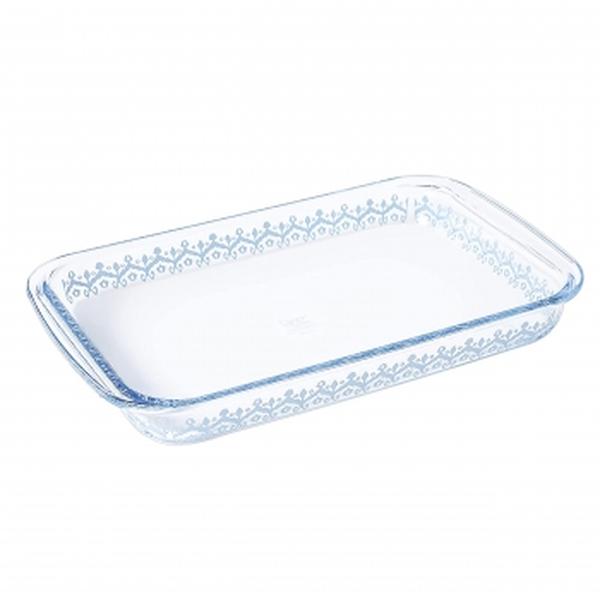 Picture of Spice by Tia Mowry 136563.01 3.1 qt. Spicy Cloves Glass Rectangular Baker