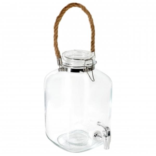 Picture of Gibson Home 140781.01 1.3 gal Ferris Glass Beverage Dispenser with Rope Handle