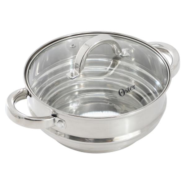 Picture of Oster 142679.02 8 in. Sangerfield Universal Stainless Steel Double Boiler with Lid
