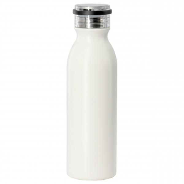 Picture of Gibson Home 142739.01 20 oz Marina Stainless Steel Thermal Bottle with Acrylic Lid, Cream