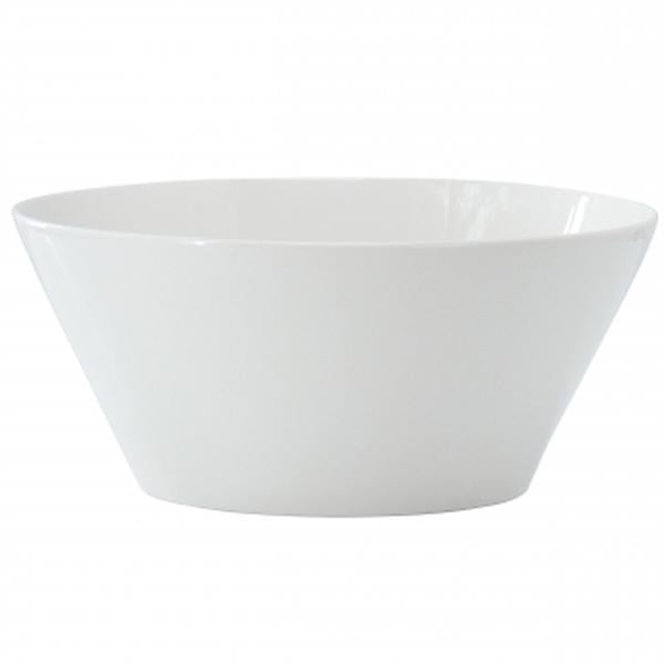 Round Fine Ceramic Meal Bowl - White - 9.4 in. - Dishwasher & Microwave Safe