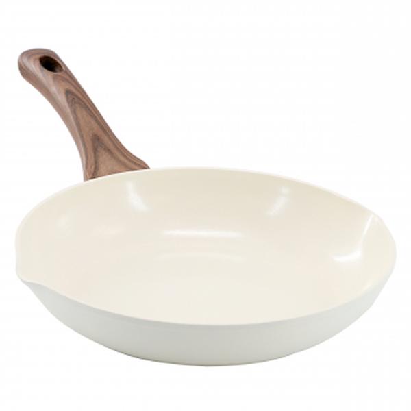 Picture of Oster 143801.01 9.5 in. Amberg Choice Ceramic Nonstick Forged Aluminum Frying Pan, Off White