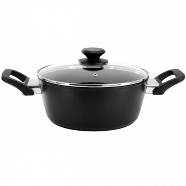 Picture of Oster 141064.02 4 qt. Connelly Textured Nonstick Aluminum Dutch Oven with Lid&#44; Black