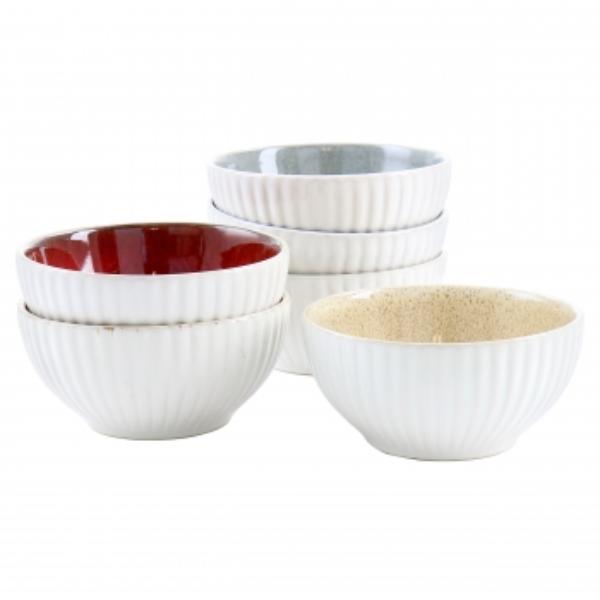 Picture of Laurie Gates 79309.01 6.3 in. Sierra Sto are Bowl Set&#44; Assorted Colors - 6 Piece