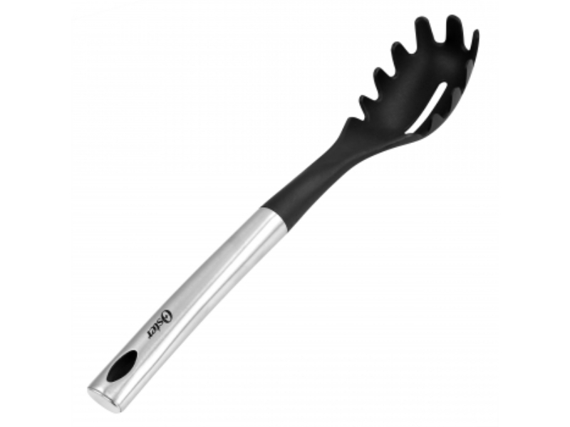 Picture of Oster 126302.01 Baldwyn Nylon Pasta Server Kitchen Utensil with Stainless Steel Handle