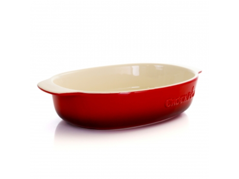 Picture of Gibson 124397.01 2.5 qt. Crock Pot Sto are Bake Pan&#44; Red