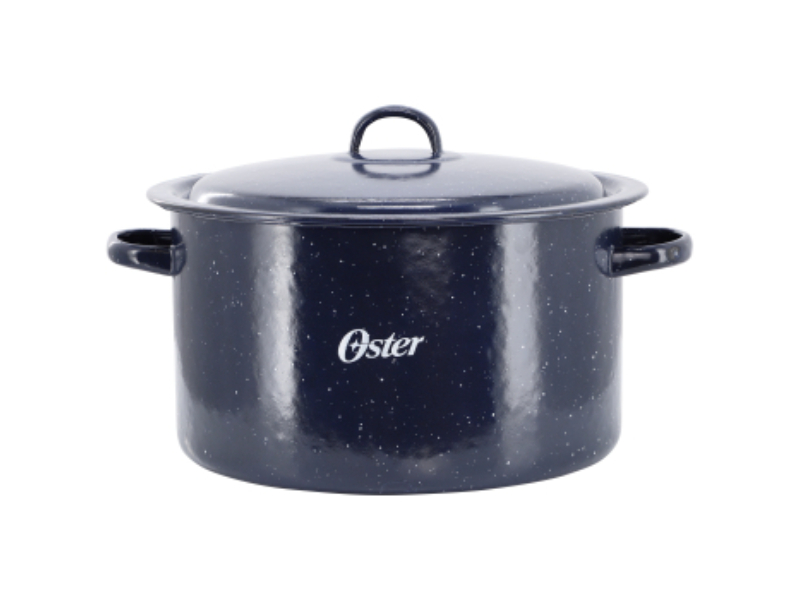 Picture of Oster 143750.02 11 qt. Castillo Enamel on Steel Stock Pot with Lid&#44; Blue