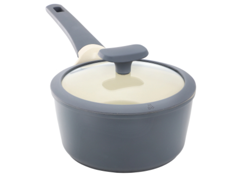 Picture of Oster 144310.02 2 qt. Rooney Ceramic Nonstick Aluminum Sauce Pan with Lid&#44; Gray