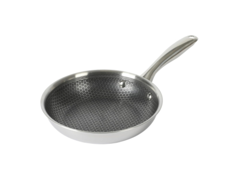 Picture of Oster 142498.01 8 in. Modessa Nonstick Triply Stainless Steel Frying Pan, Silver