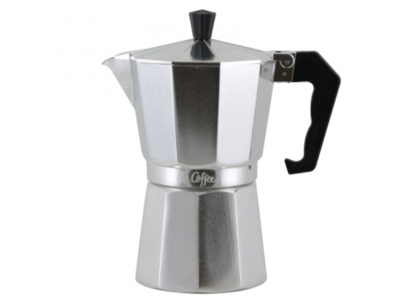 Picture of Mr. Coffee 67858.03 Brixia 6 Cup Aluminum Stovetop Espresso Maker