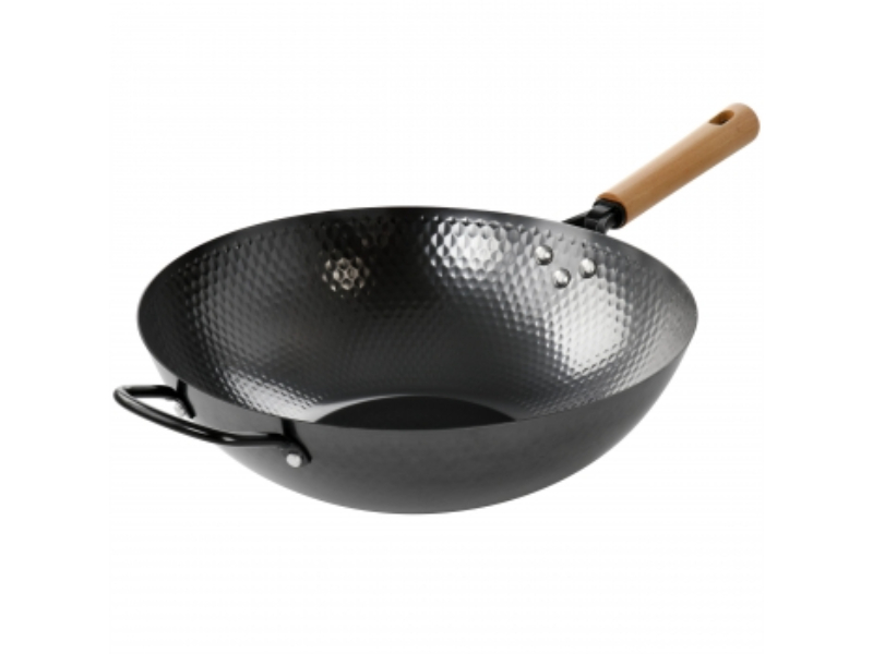Picture of Oster 137516.01 13.5 in. Bressler Nonstick Carbon Steel Wok with Wooden Handle
