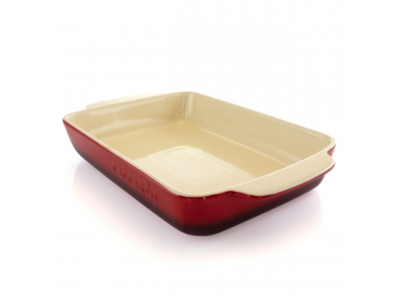 Picture of Crock Pot 124398.01 4 qt. Artisan Sto are Bake Pan&#44; Red