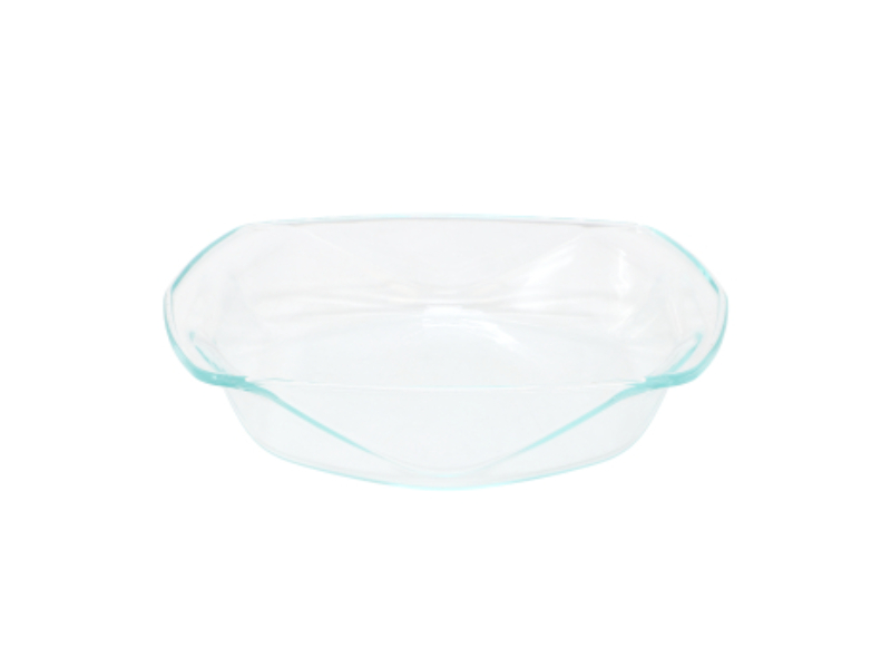 Picture of Soho Lounge 143834.01 12 x 10 in. x 2.6 in. Carnegie Hill Tempered Glass Roaster Pan with Built-in Handles