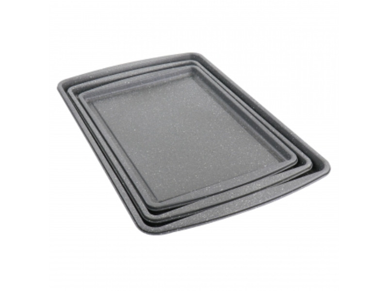 Picture of Oster 128667.03 Carbon Steel Cookie Sheet, Graystone - 3 Piece