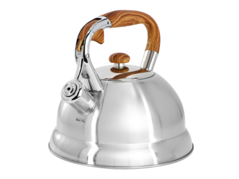 Picture of Mr. Coffee 143796.01 2 qt. Woodmont Stainless Steel Stovetop Whistling Tea Kettle, Silver