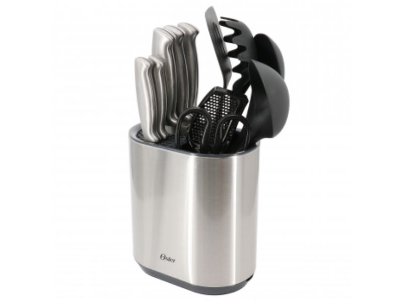 Picture of Oster 137536.12 Baldwyn Stainless Steel & Nylon Kitchen Tool & Cutlery Set - 12 Piece