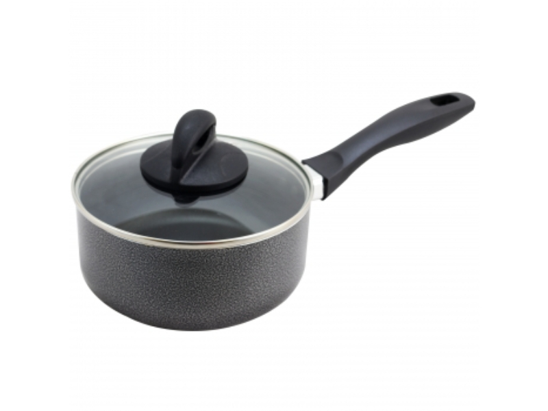 Picture of Oster 75659.02 1.5 qt. Clairborne Aluminum Sauce Pan with Lid&#44; Charcoal Gray