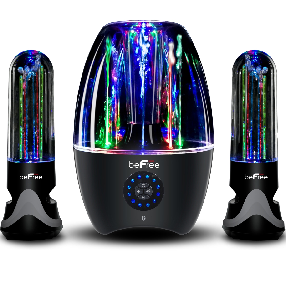 BFS-33X 2.1 Channel Wireless Multimedia LED Dancing Water Bluetooth Sound System -  Befree Sound
