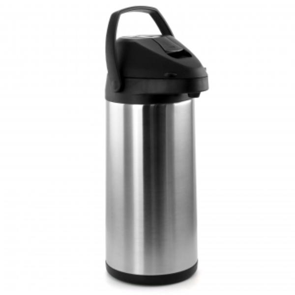 Picture of MegaChef MG-ASUJ050 5 L Stainless Steel Airpot, Hot Water Dispenser for Coffee & Tea