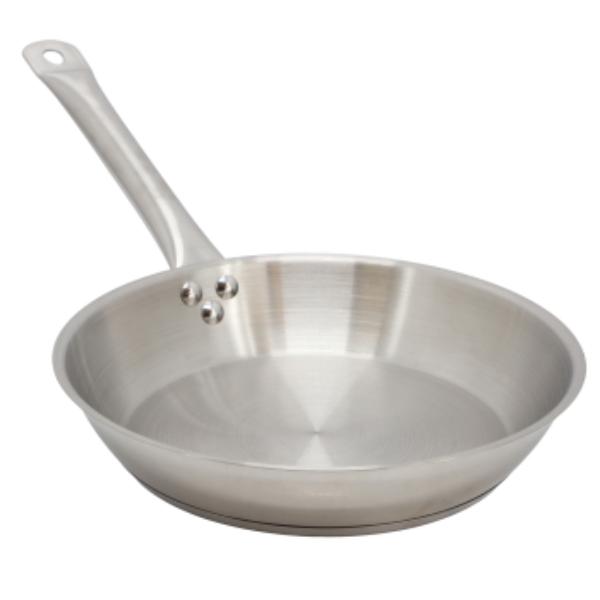 Picture of MegaChef MG-220105 Professional Kitchen 11 in. Round Stainless Steel Fry Pan in Silver