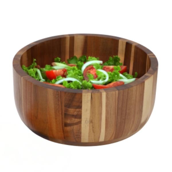 Picture of MegaChef MC-A115 10.5 in. Large Acacia Wood Salad Bowl