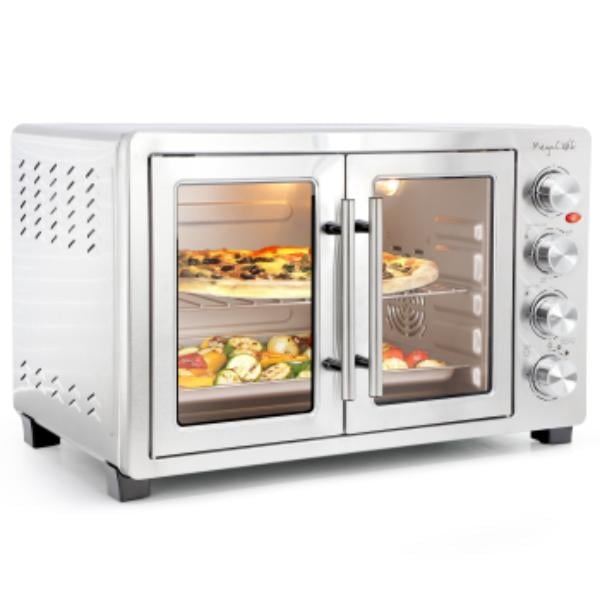 Picture of MegaChef MCOV-5000 47.6 qt. Electric French Door Rotisserie Convection Counter Top Oven