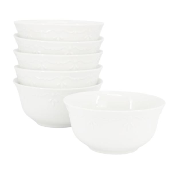 Picture of Elama ELM-HENRYI-BOWL Henryi 6.1 in. Porcelain Bowl Set in White - 6 Piece