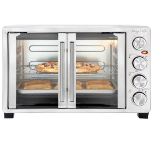 Picture of MegaChef MCOV-3500 31.7 qt. French Door Multi-Function Electric Toaster Oven
