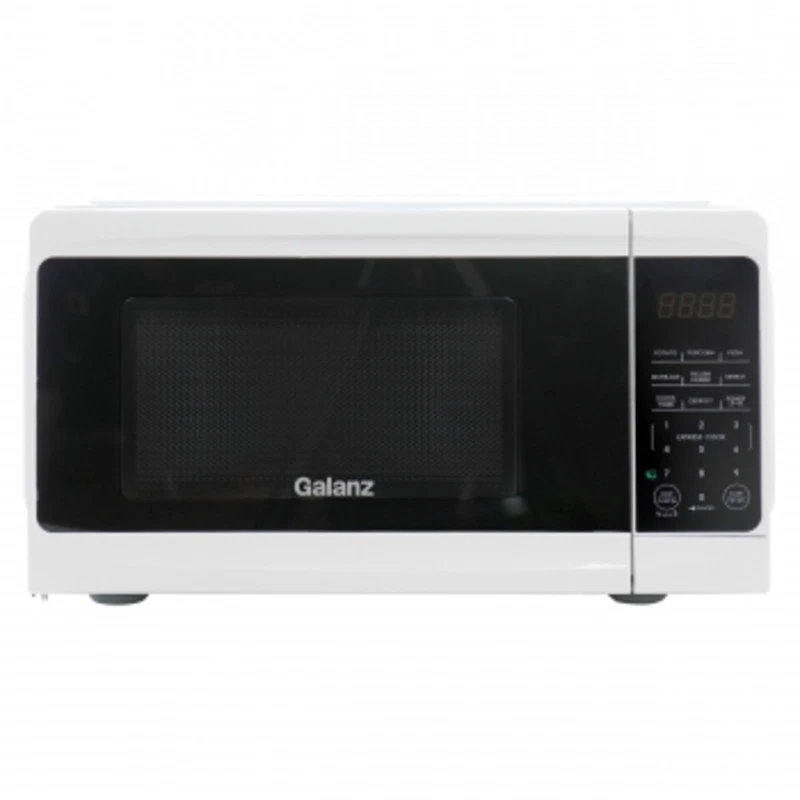Picture of Galanz GLCMV807WE-07 0.7 cu. ft. 700W Countertop Microwave Oven, White with One Touch Express Cooking