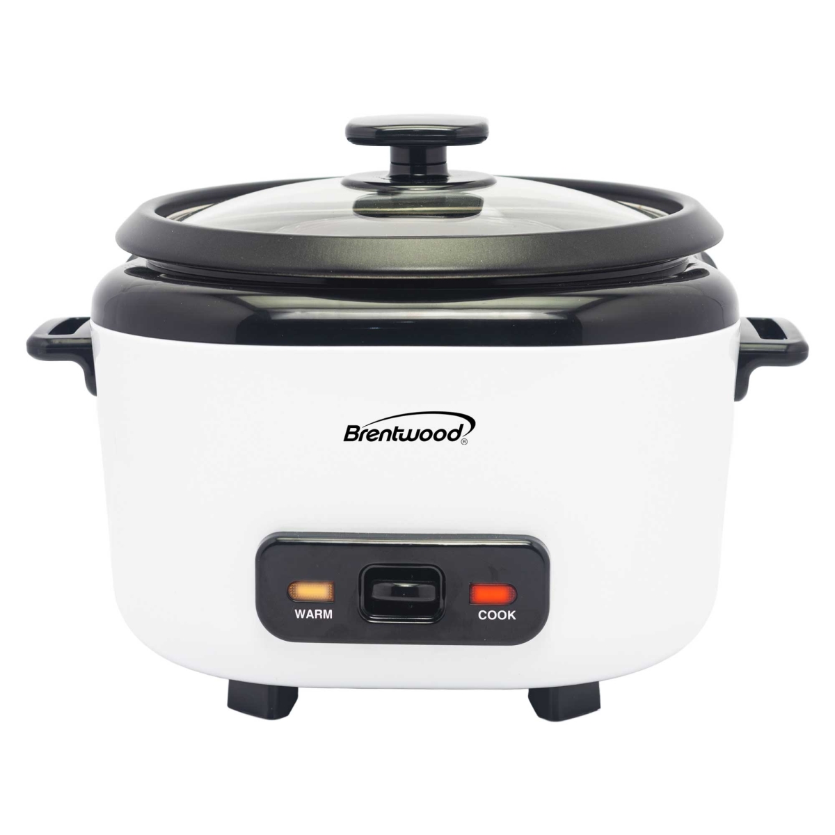 RC-5010W 400W Cooked Rice Cooker with Steam Tray, White - 10 Cups