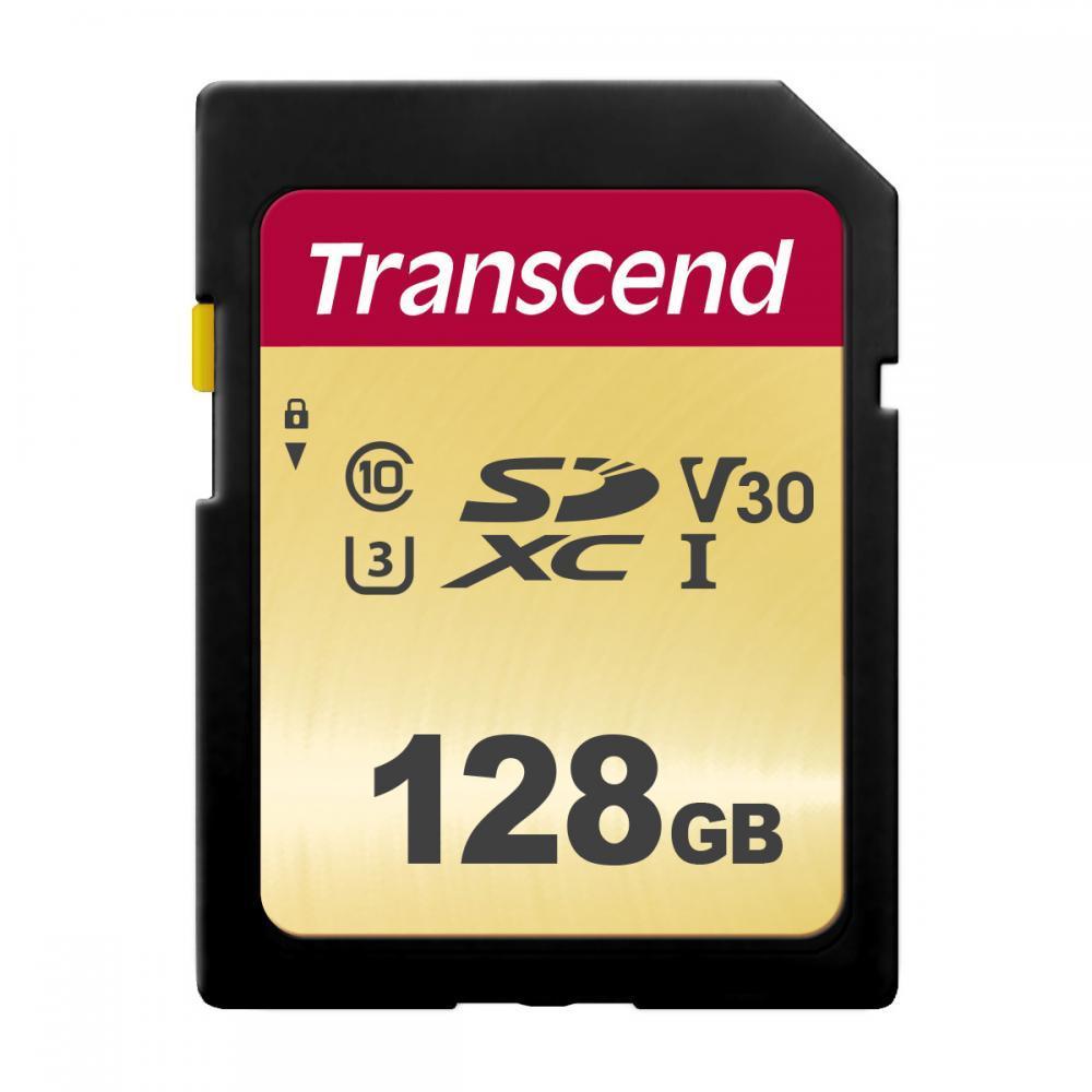 TS128GSDC500S 128 GB 500S SDXC UHS-I CLASS 10 U3 V30 4K Memory Card