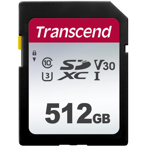 TS512GSDC300S SDXC 512GB UHS-I U3 300 Series