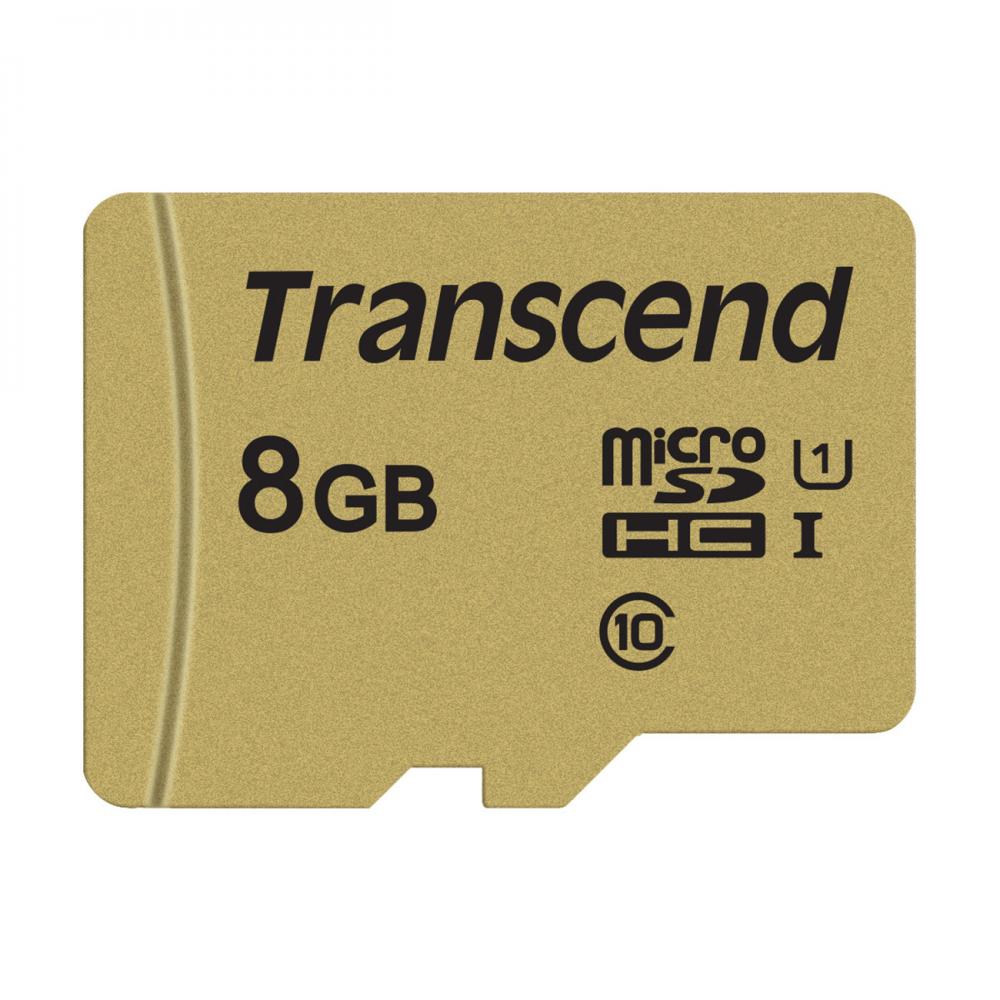 TS8GUSD500S Micro SDHC 8 Gb UHS-I U1 Memory Card