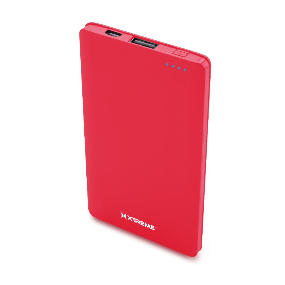 Picture of Xtreme XBB8-0151-RED 3000 mAh Power Bank, Red