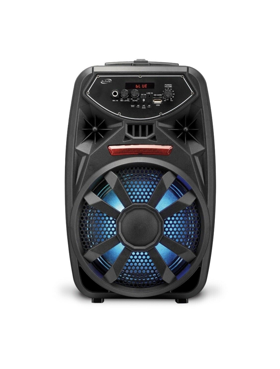 8 in. Wireless 5.0 Bluetooth Tailgate Party Speaker -  iLive, IL336192