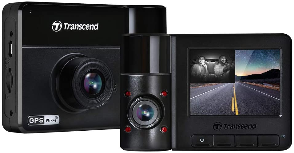 TS-DP550B-64G Drive Pro 550B Dual Lens Dash Camera with 64GB Micro SD Card