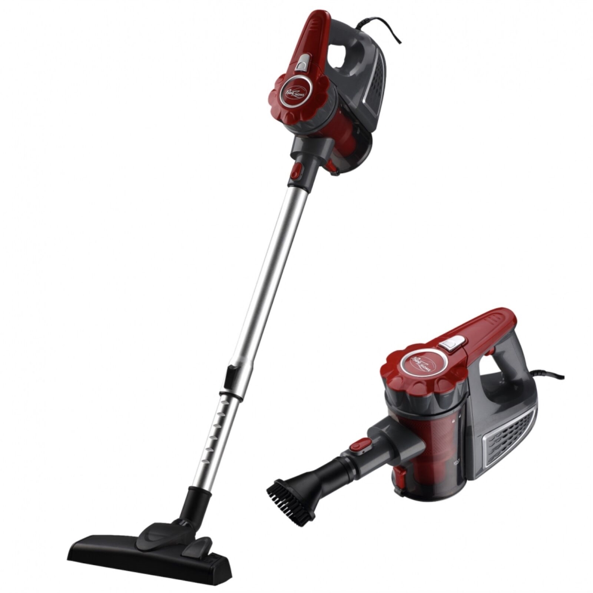 Corded Stick Vacuum Clearner, Red