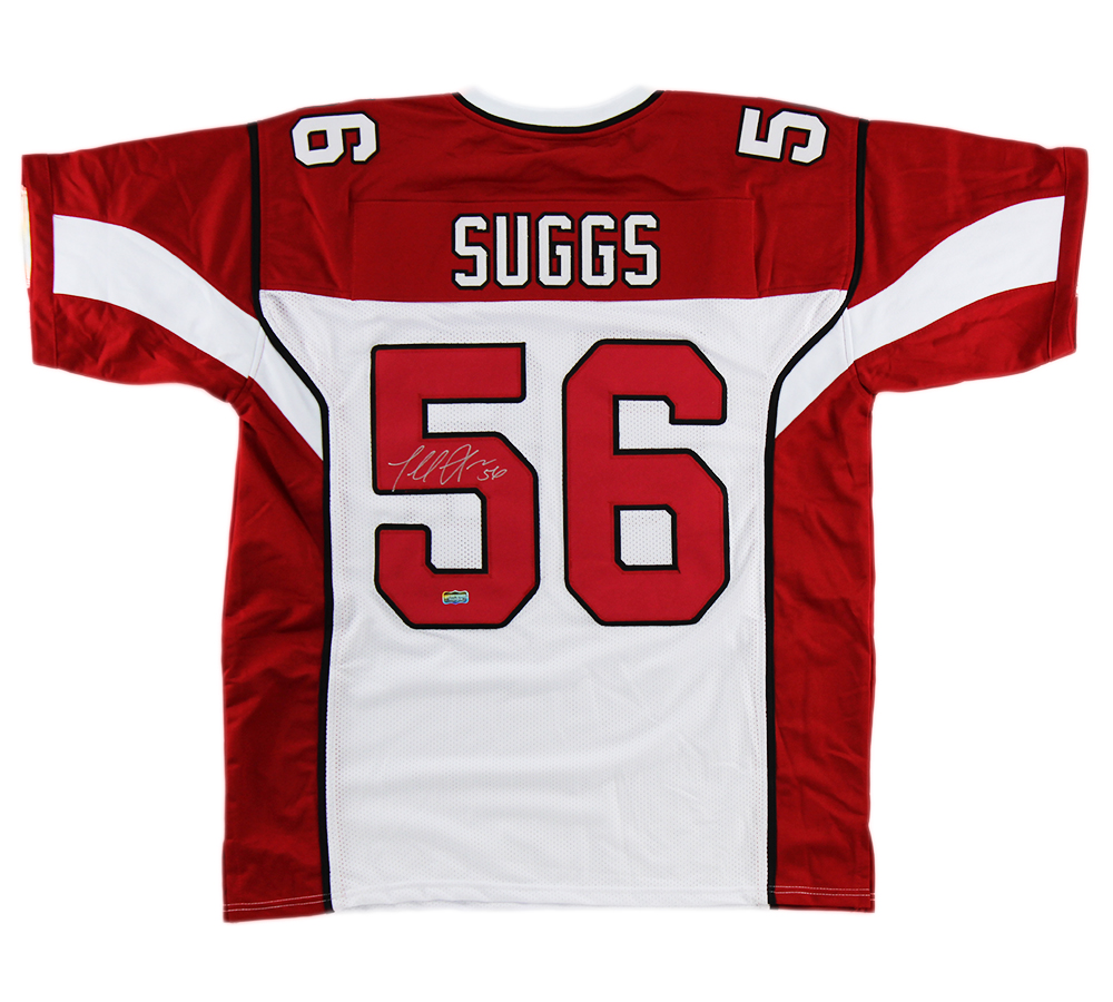 Picture of Radtke Sports 13098 Terrell Suggs Signed Arizona Jersey&#44; Red