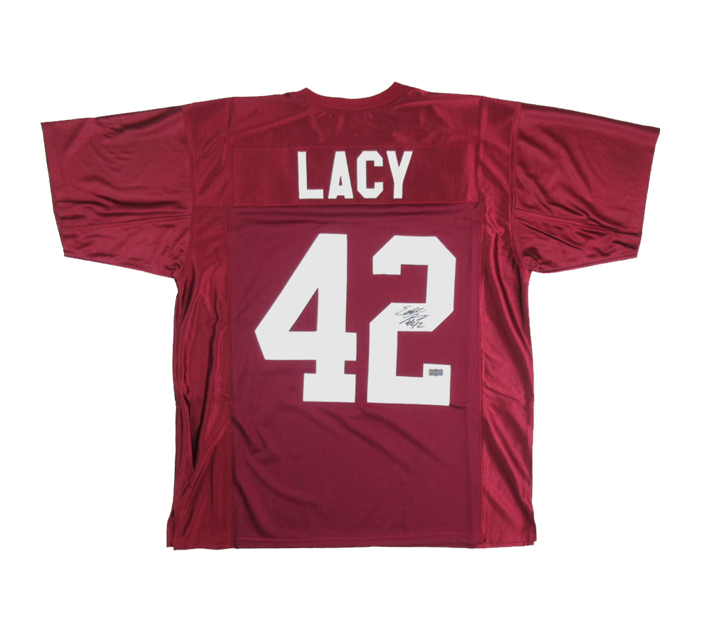 Picture of Radtke Sports 1151 Eddie Lacy Signed Alabama Jersey&#44; Red