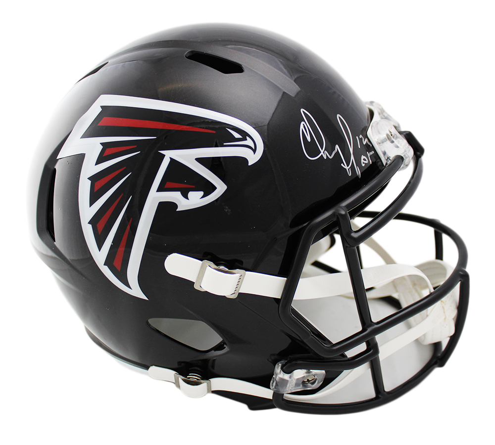 13688 Chris Doleman Signed Atlanta Falcons Speed Full Size NFL Helmet with HOF 12 Inscription, Black -  Radtke Sports