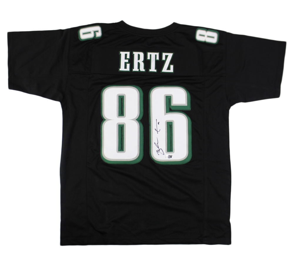 Picture of Radtke Sports 13774 Zach Ertz Signed Philadelphia Custom Jersey&#44; Black